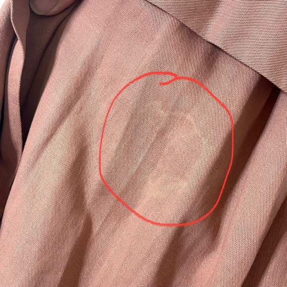 Ulla Johnson Iggy Clay Jumpsuit Women’s Size 0 Pink Bow Back Wide Leg - Picture 15 of 15